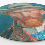 Wandcirkel HIP-ORGNL-Zelfportret-Vincent-van-Gogh_Side