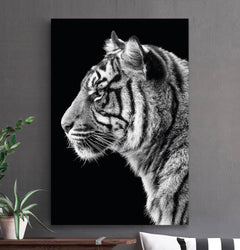 Vierkante wanddecoratie HIPORGNL_Animals_Tiger_Front