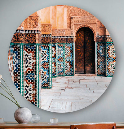 Wanddecoratie met architecture in marrakesh.