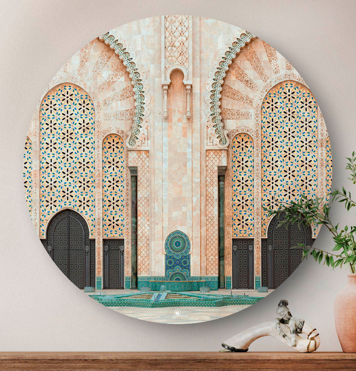 Wanddecoratie met architecture in Casablanca.