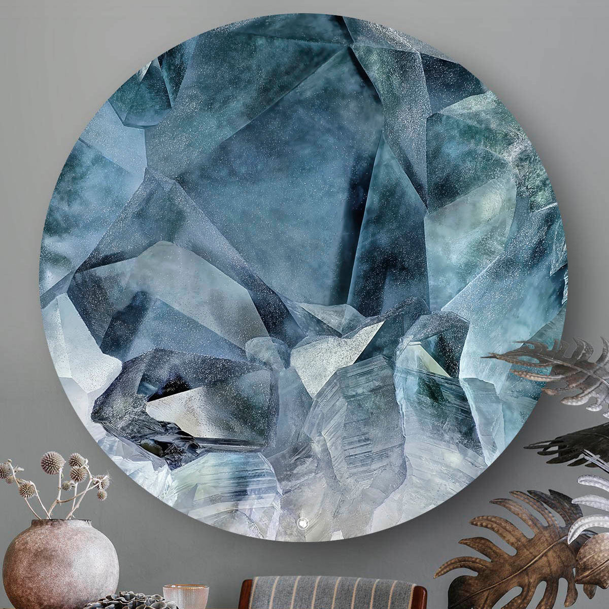 Wandcirkel HIPORGNL_Blue Crystal