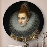 Wandcirkel HIPORGNL_Masters-Portret-van-Isabella-Clara-Eugenia_front