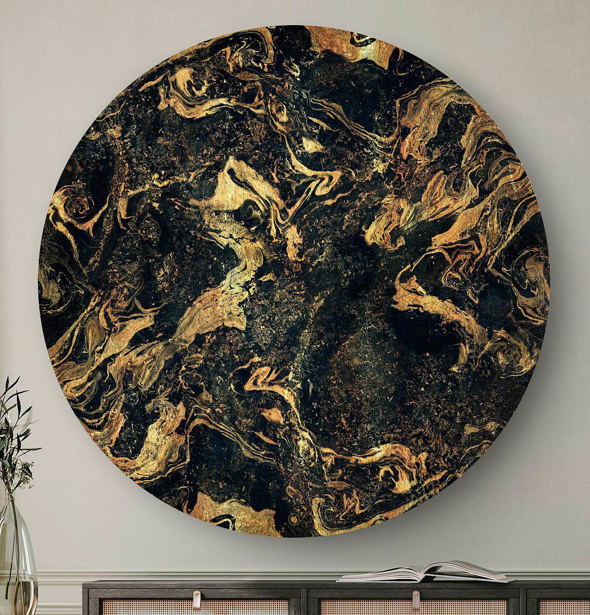 HIP ORGNL Naturals Nero Gold Marble Front
