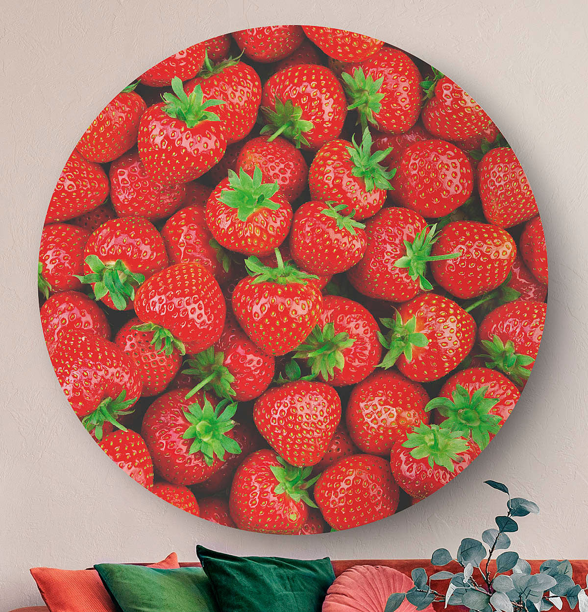 HIPORGNL Naturals Strawberries Wandcirkel