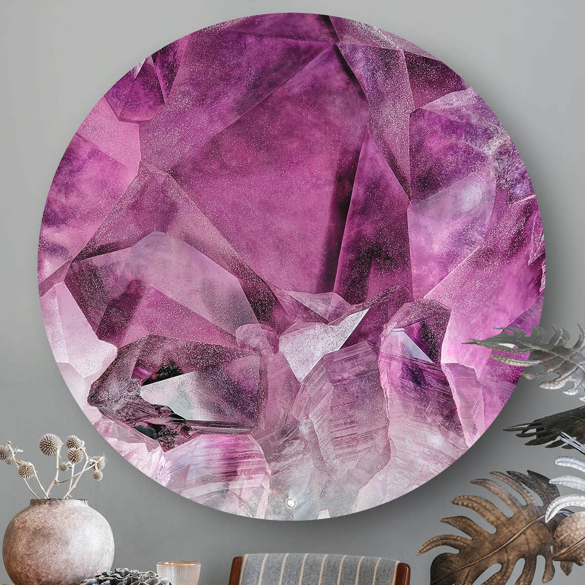 Wandcirkel HIPORGNL_Purple_Crystal