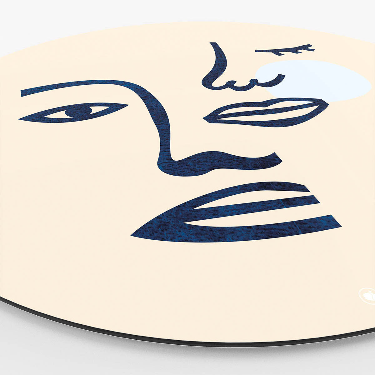 HIP ORGNL Fine-art Open Close Faces Wandcirkel Side