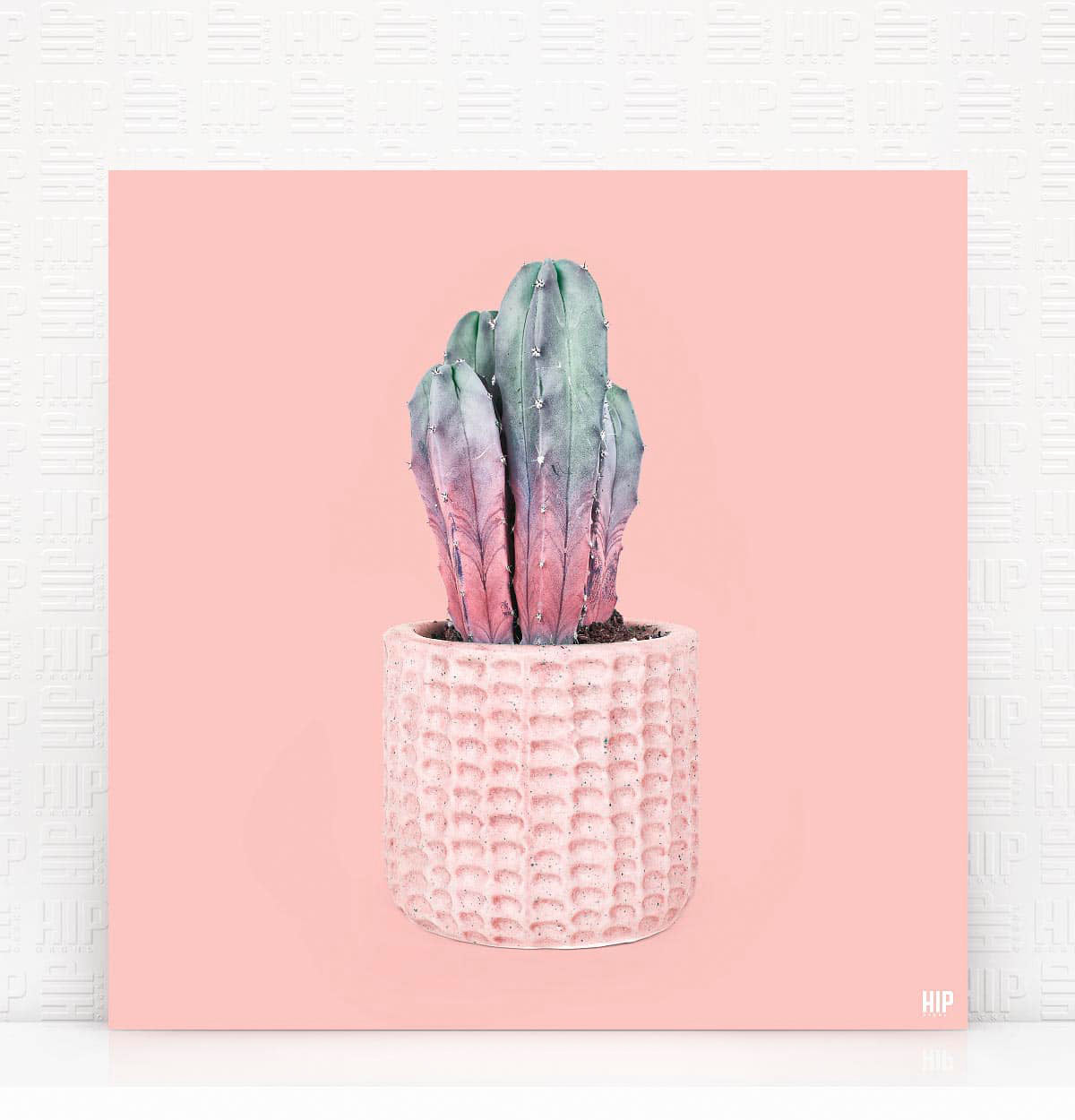 HIP_ORGNL_Geo_Candle_Pink