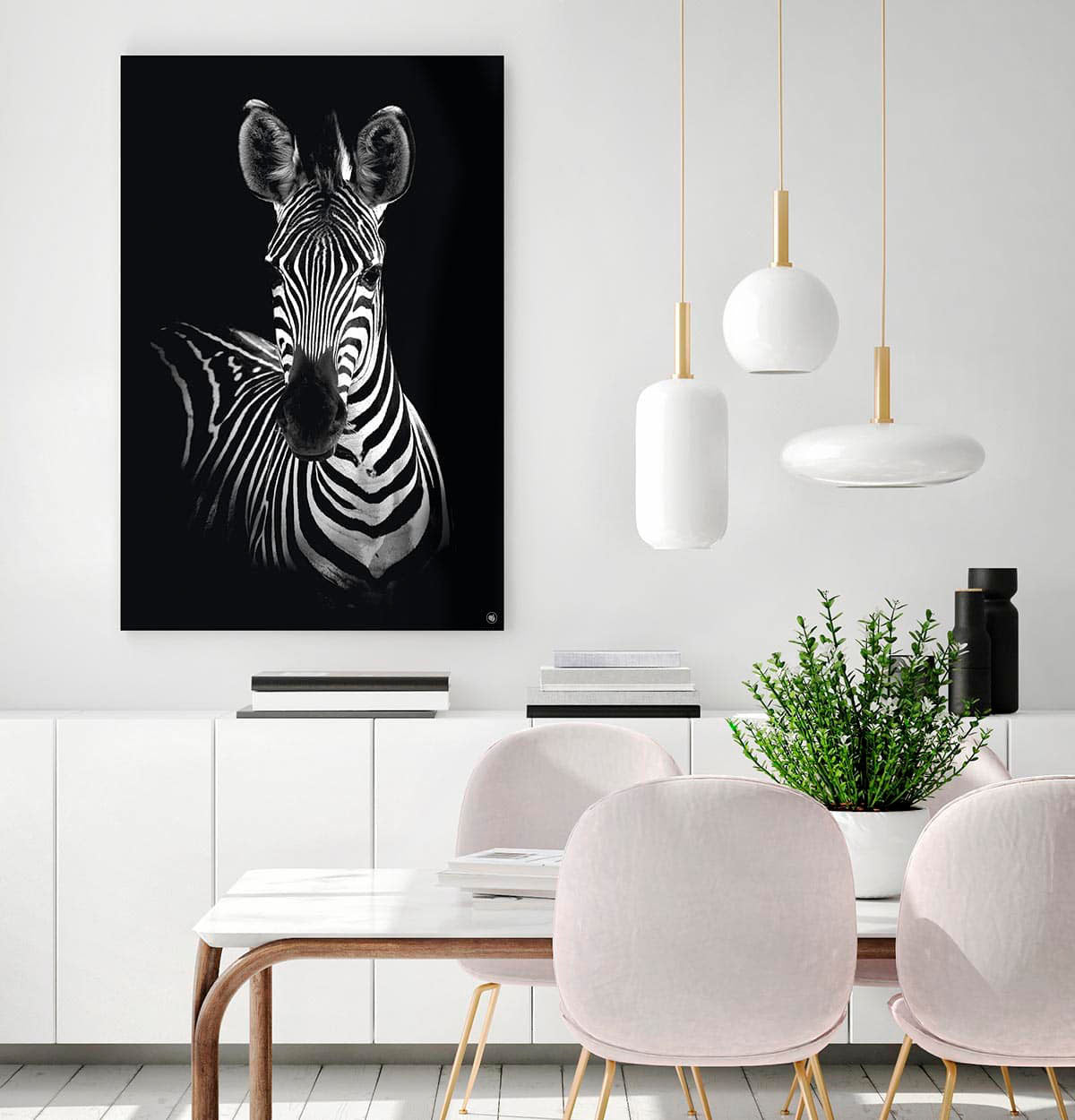 Wanddecoratie Schilderij Zebra